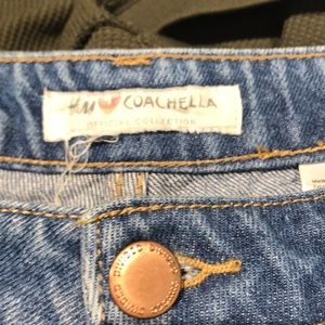 H&M Shorts - H&M for Coachella embroidered high waisted shorts H&M Shorts - H&M for Coachella embroidered high waisted shorts